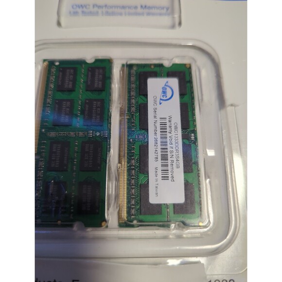 12GB RAM 2 Memory Cards, 4 GB and 8 GB RAM OWC - inspected - Picture 2 of 4